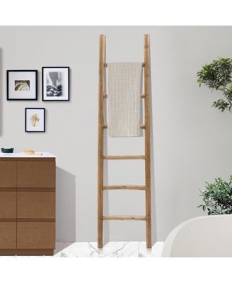 Rustic 6ft Decorative Blanket Ladder
