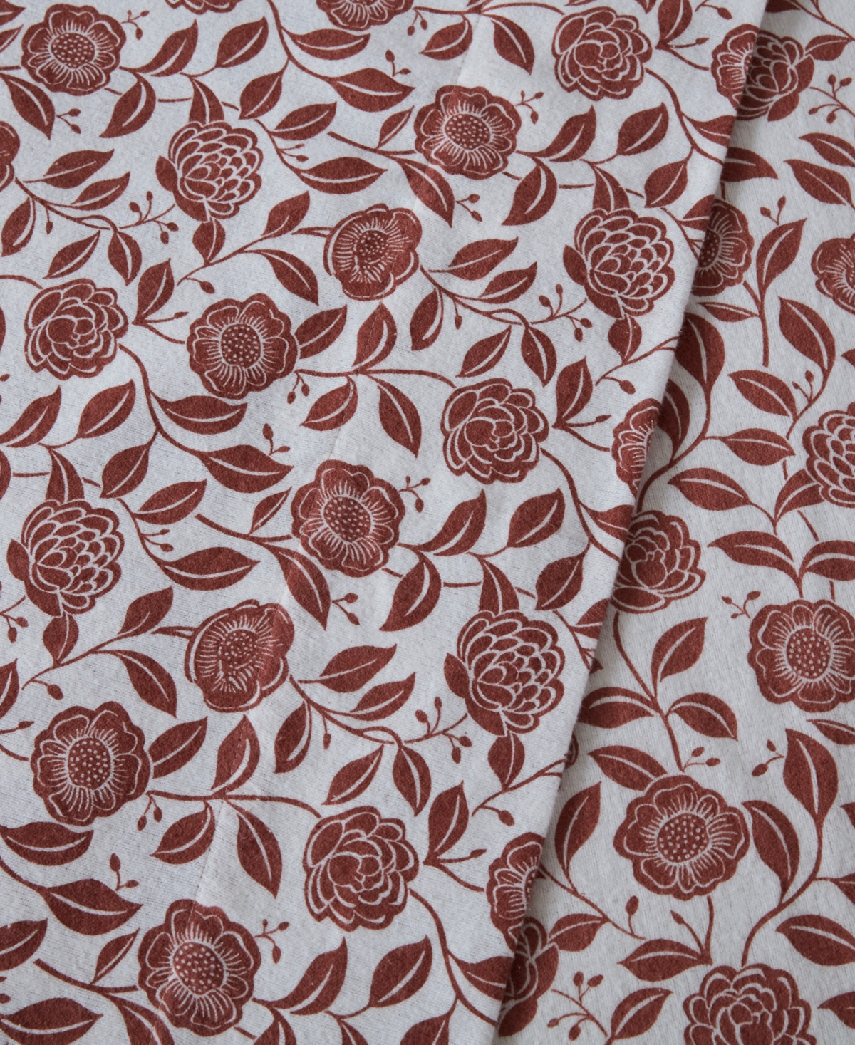 Beautyrest Extra Deep Pocket Cotton Flannel 4-pc. Sheet Set, King In Rust Floral