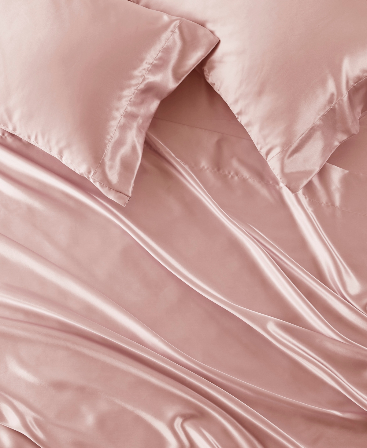 Madison Park Essentials Satin 4-pc. Sheet Set, Twin In Blush
