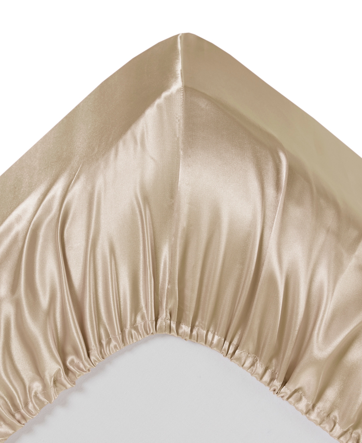 Madison Park Essentials Satin 6-pc. Sheet Set, Full In Champagne