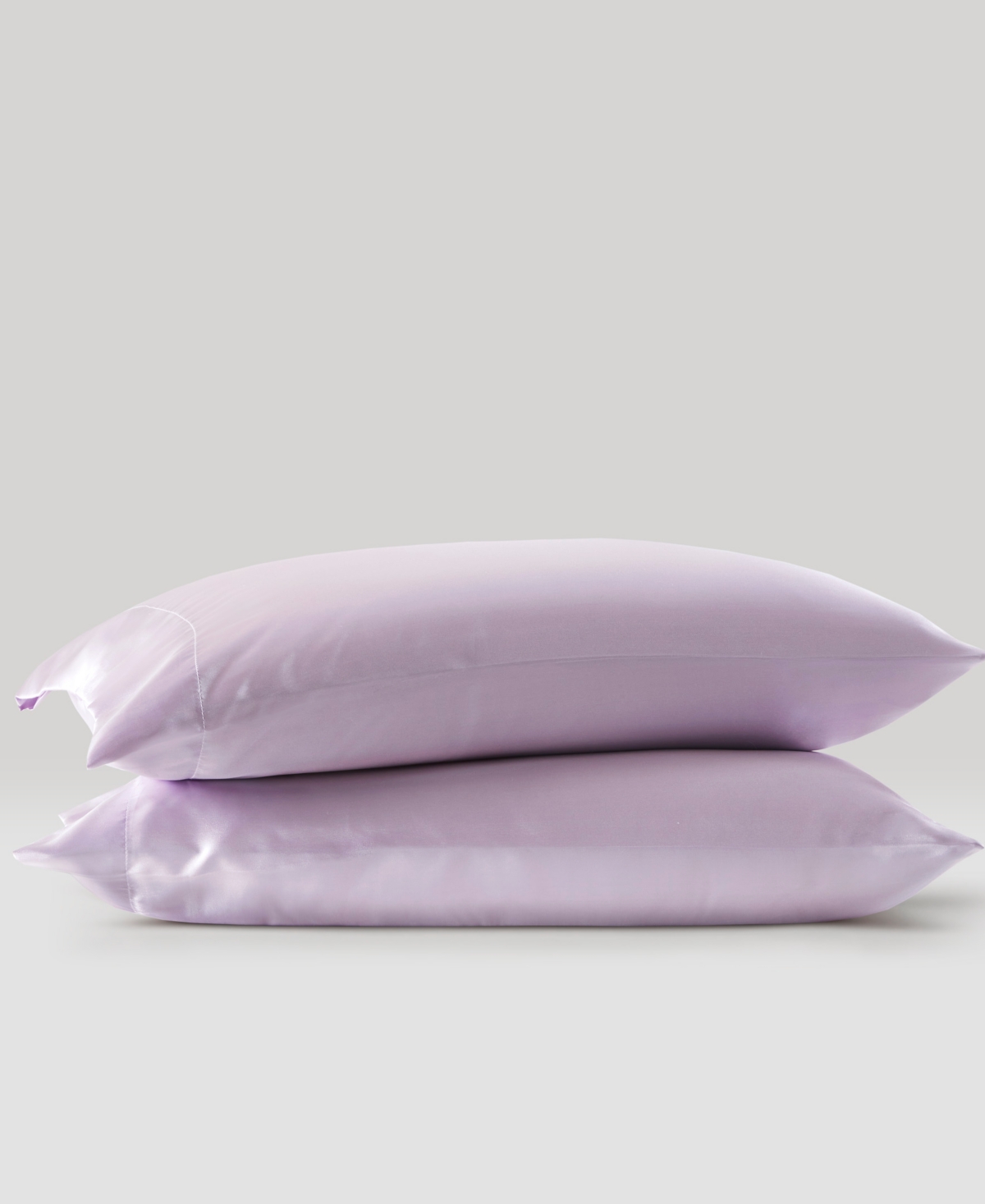 Madison Park Essentials Satin Pillowcase Pair, King In Lilac