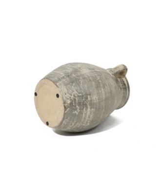 Rustic Farmhouse Brown Jug 12.5-Inch Tall Terracotta Vase