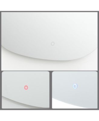 Asymmetrical Accent Wall Mirror with Lights