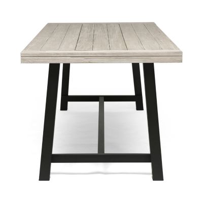 Streamdale Modern Acacia Wood Outdoor Dining Table For 8