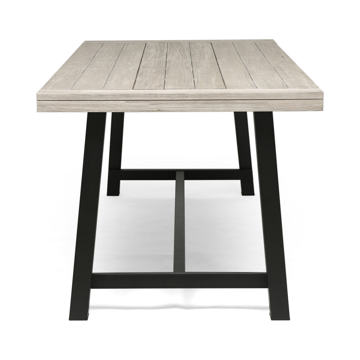 Streamdale Furniture Modern Acacia Wood Outdoor Dining Table For 8
