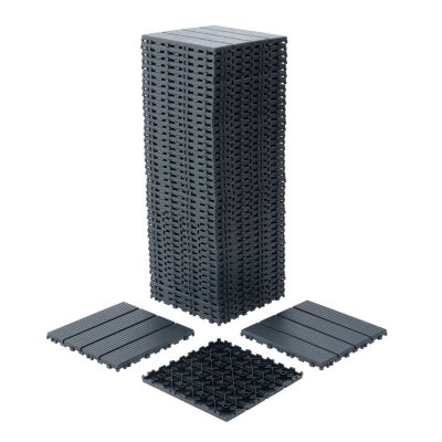 Streamdale Patio Deck Tiles 44 Pack for All-Weather Use