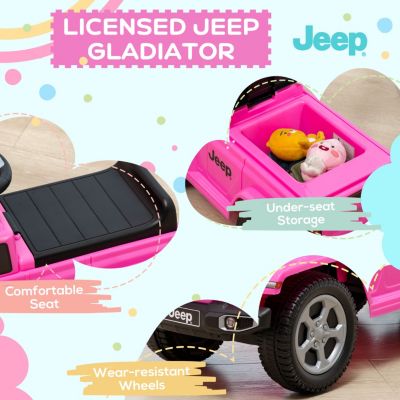 Kids Ride on Push Car, with Engine Sounds & Under-Seat Storage, Foot-to-Floor Ride on Sliding Car with Horn, Sit and Scoot Ride on Toy, Ages 1.5-3 Years, Pink