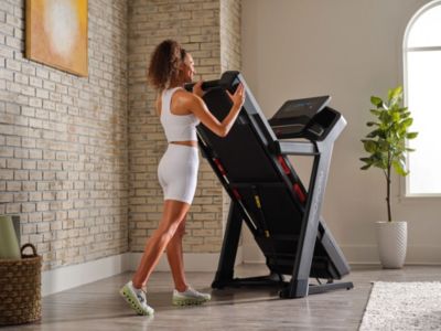Carbon TLX Treadmill for Walking and Running with Built-In Fan and SpaceSaver Design