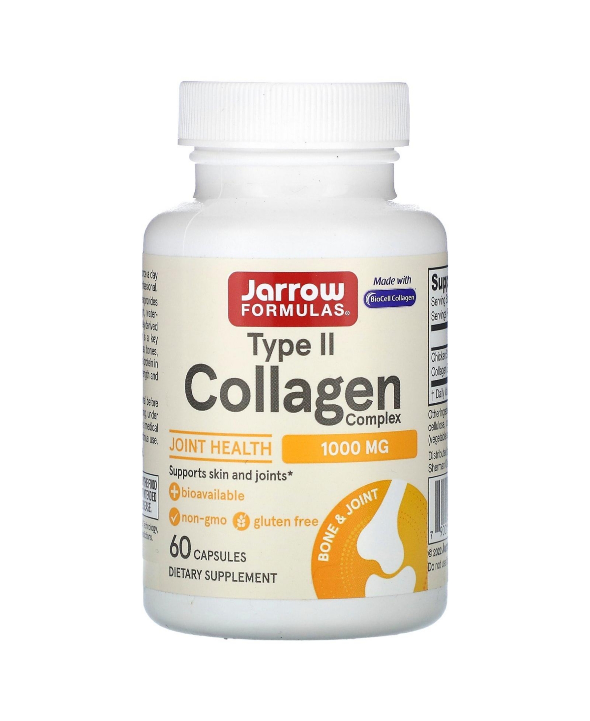 Type Ii Collagen Complex - 60 Capsules (500 mg per Capsule)