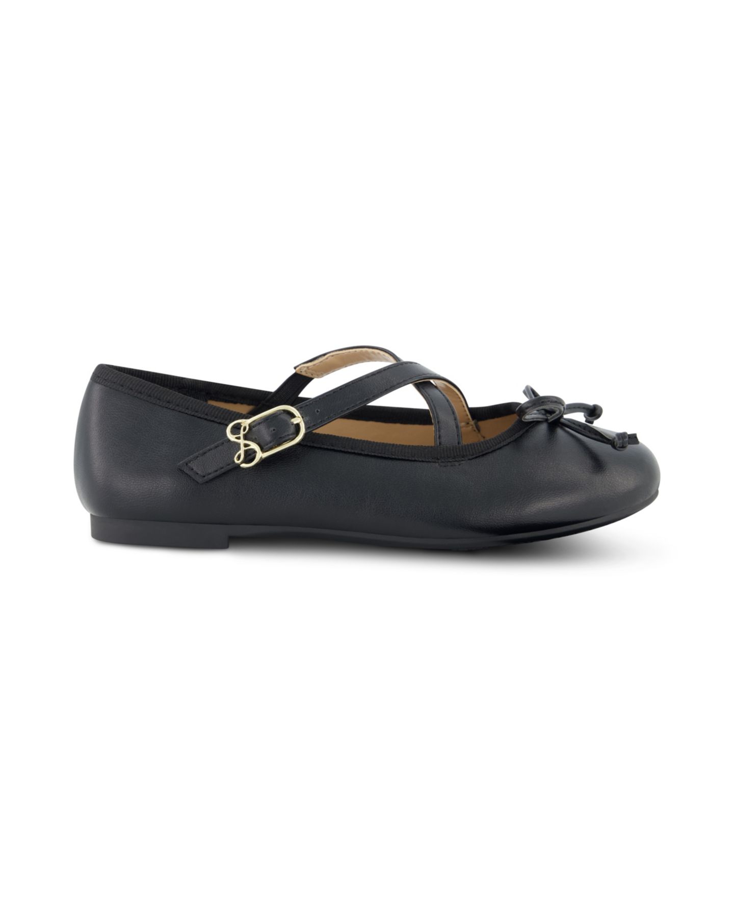Балетки Sam and Libby Candice Crossover Iconic Ballet Flat для девочек, цвет: Чёрный — фото 4