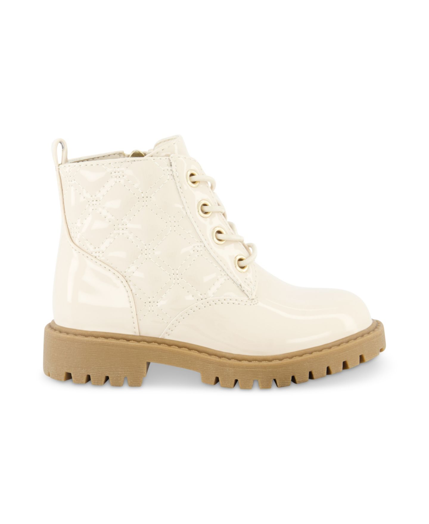 Ботинки Sam and Libby Jada Alice Ankle Classic Moto Boot для девочек-малышей, цвет: Чёрный лаковый — фото 10