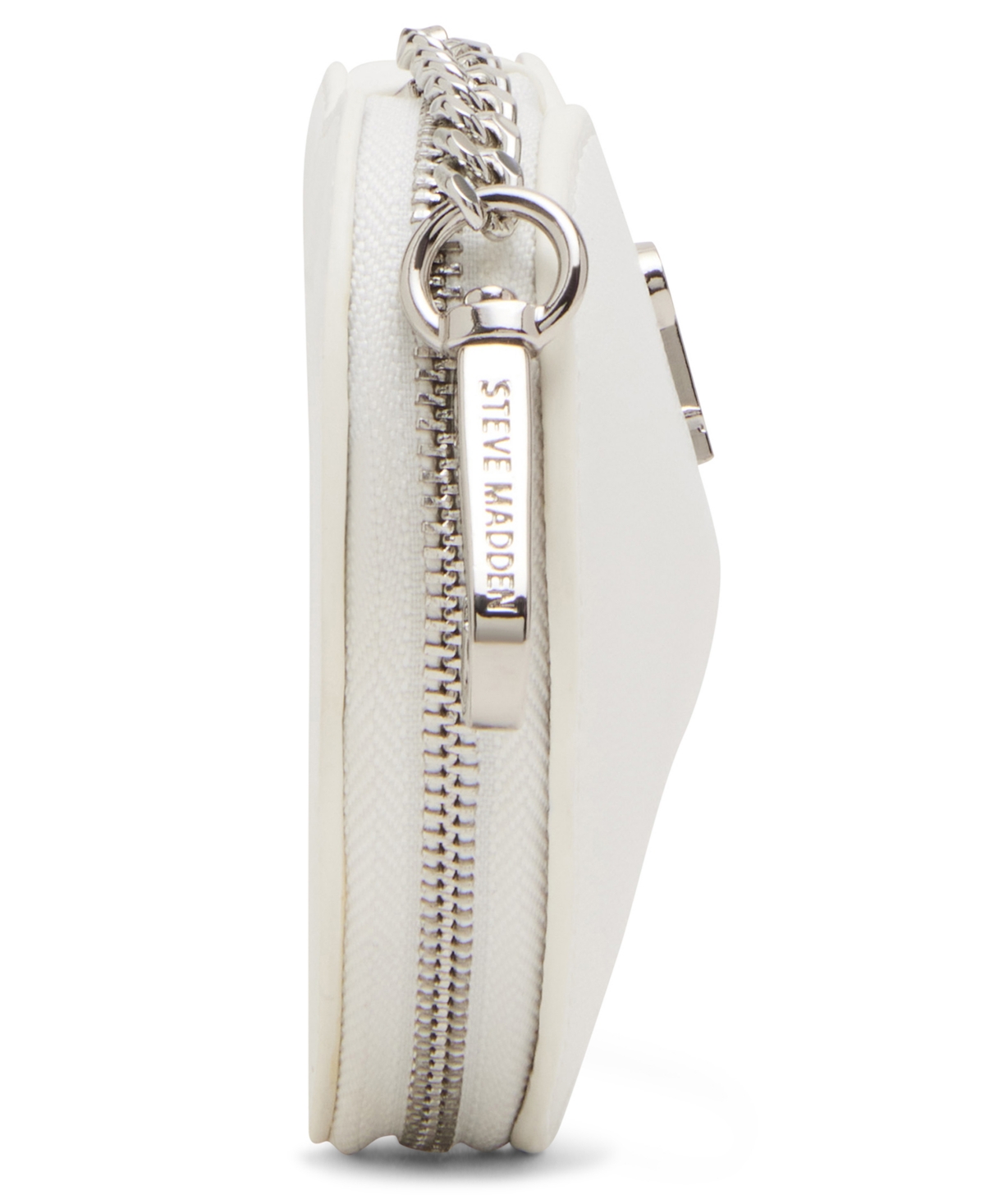 Steve Madden Bamor Top Zipper Wallet White Smart Closet
