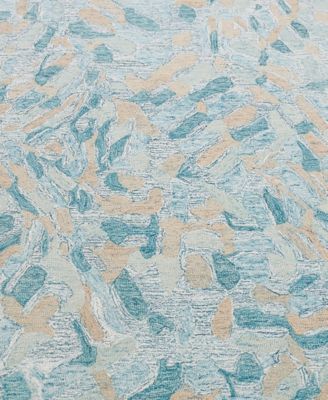 Exquisite Rugs Botanica 6809 Rug Collection In Turquoise