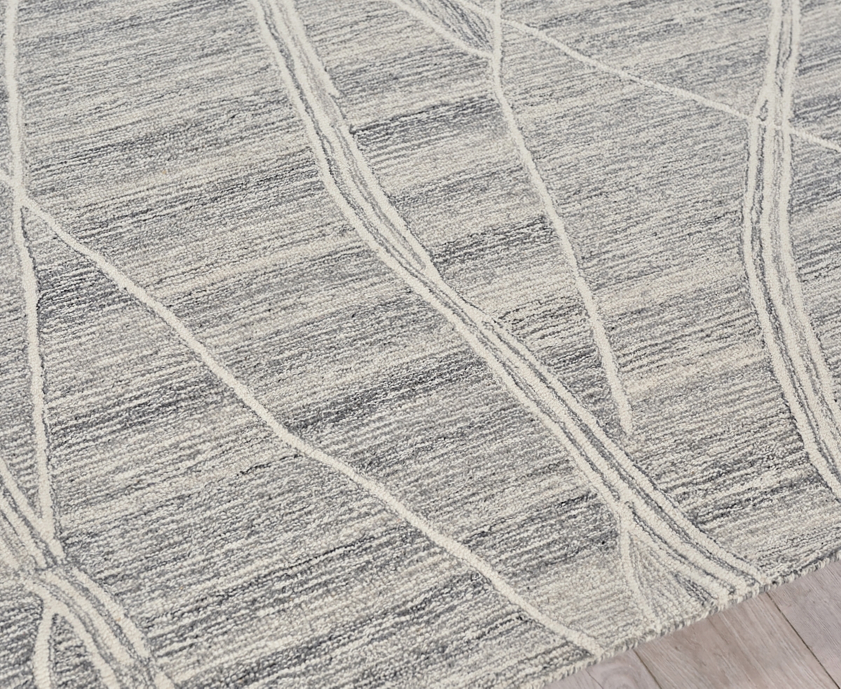Exquisite Rugs Tangiers 6863 Area Rug, 5' X 8' In Gray,ivory