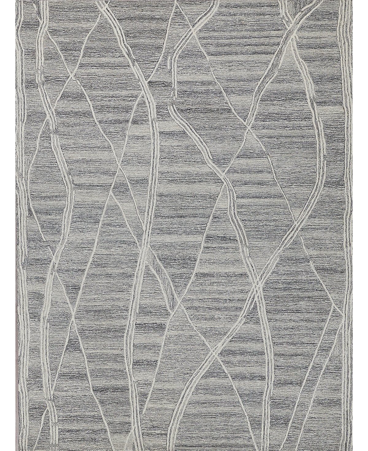 Exquisite Rugs Tangiers 6863 Area Rug, 6' X 9' In Gray,ivory