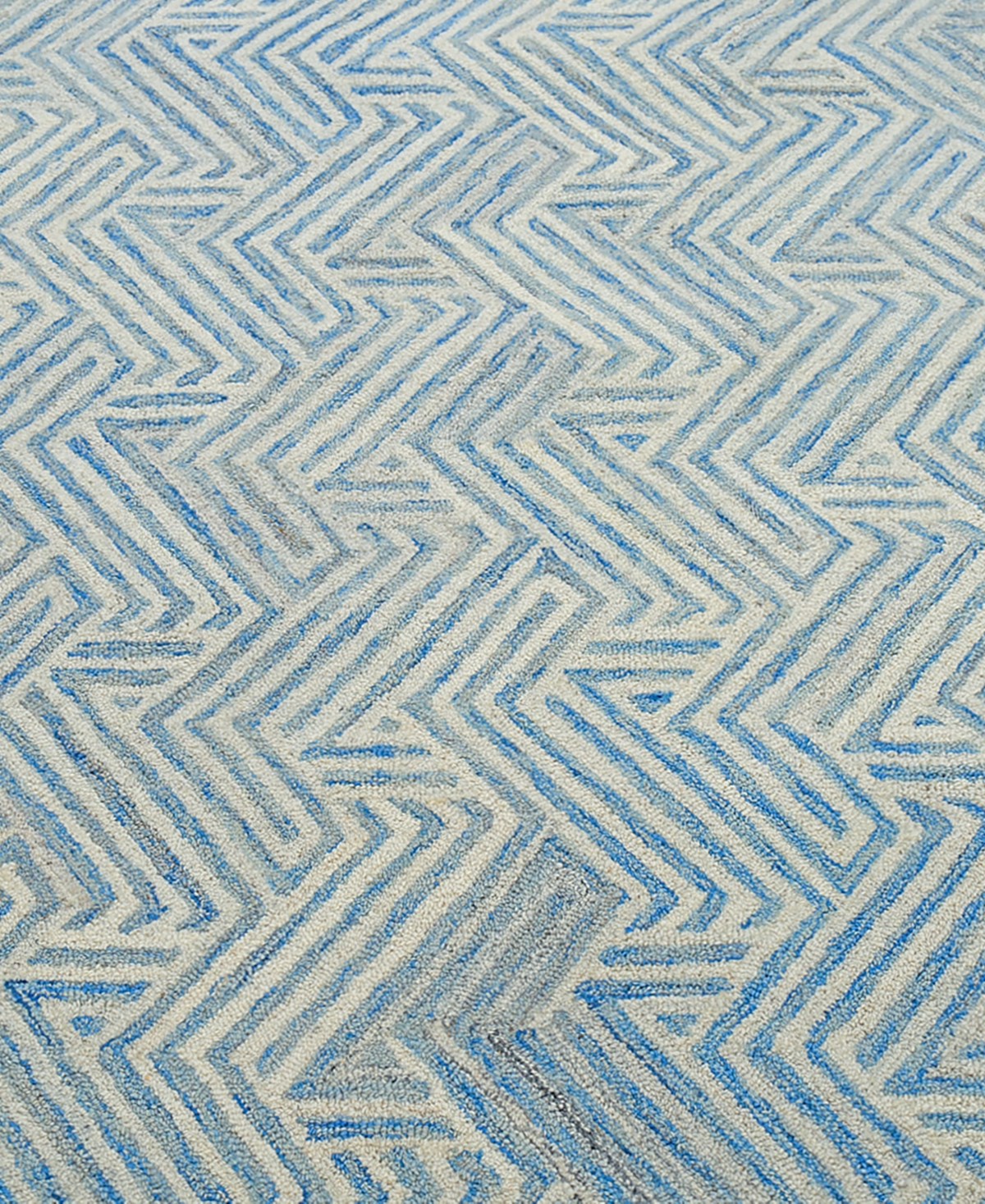 Exquisite Rugs Naturals 6783 6'x9' Area Rug In Blue,ivory
