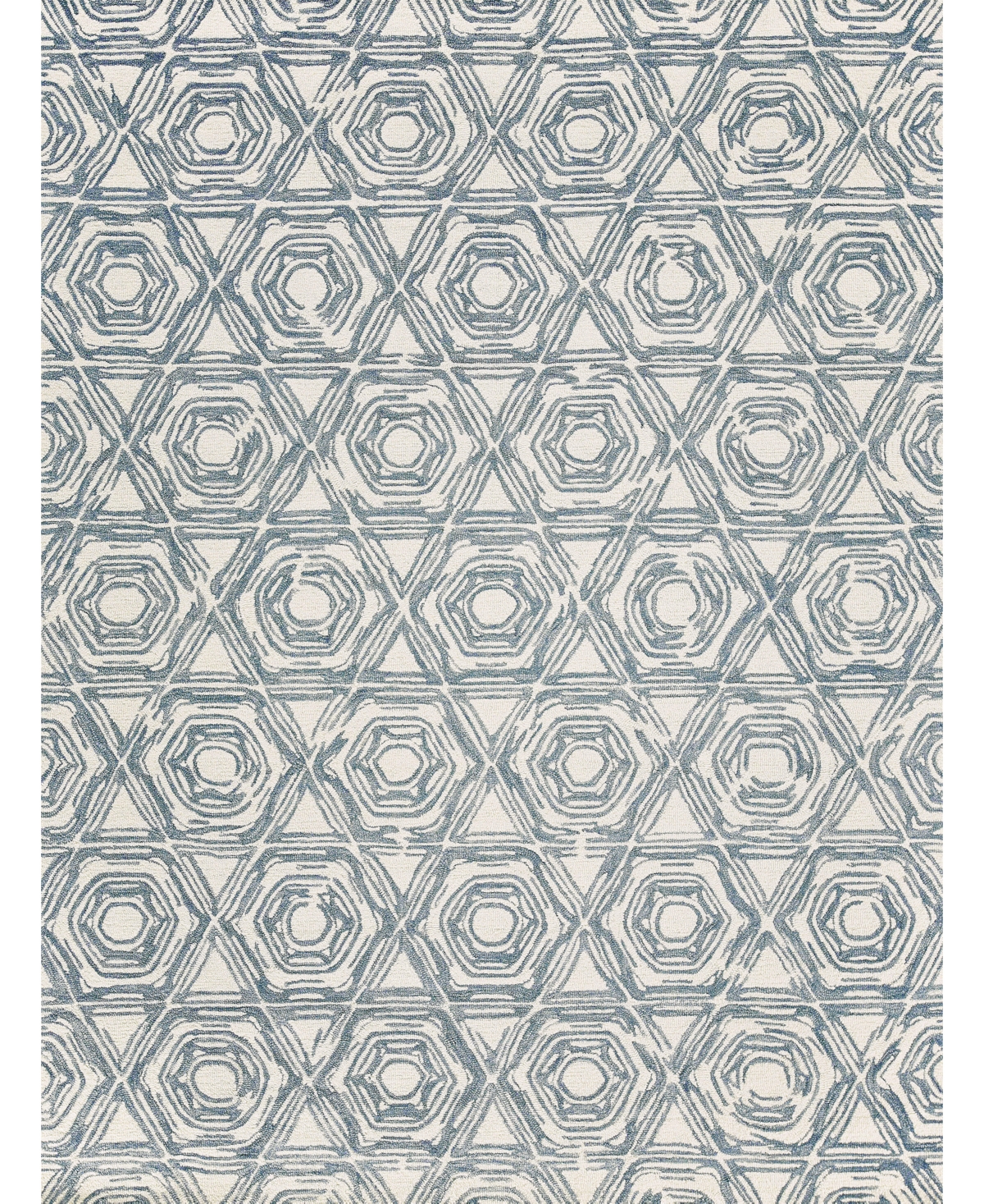 Exquisite Rugs Caprice 2708 Area Rug, 8' X 10' In Blue,ivory