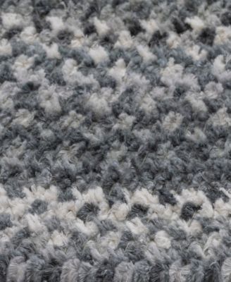 Bambini 0377 2'x8' Oval Runner Area Rug