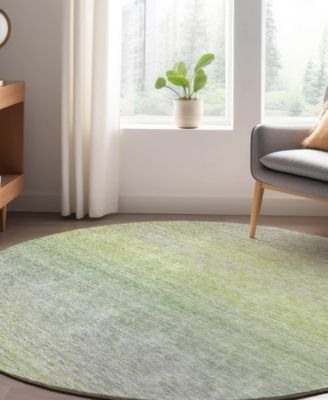 Trevi Washable TV11 8'x8' Round Area Rug