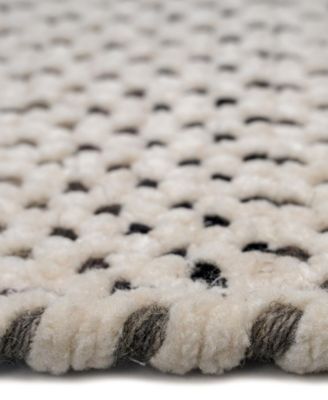 Dramatic Static 0027 2'x8' Runner Area Rug