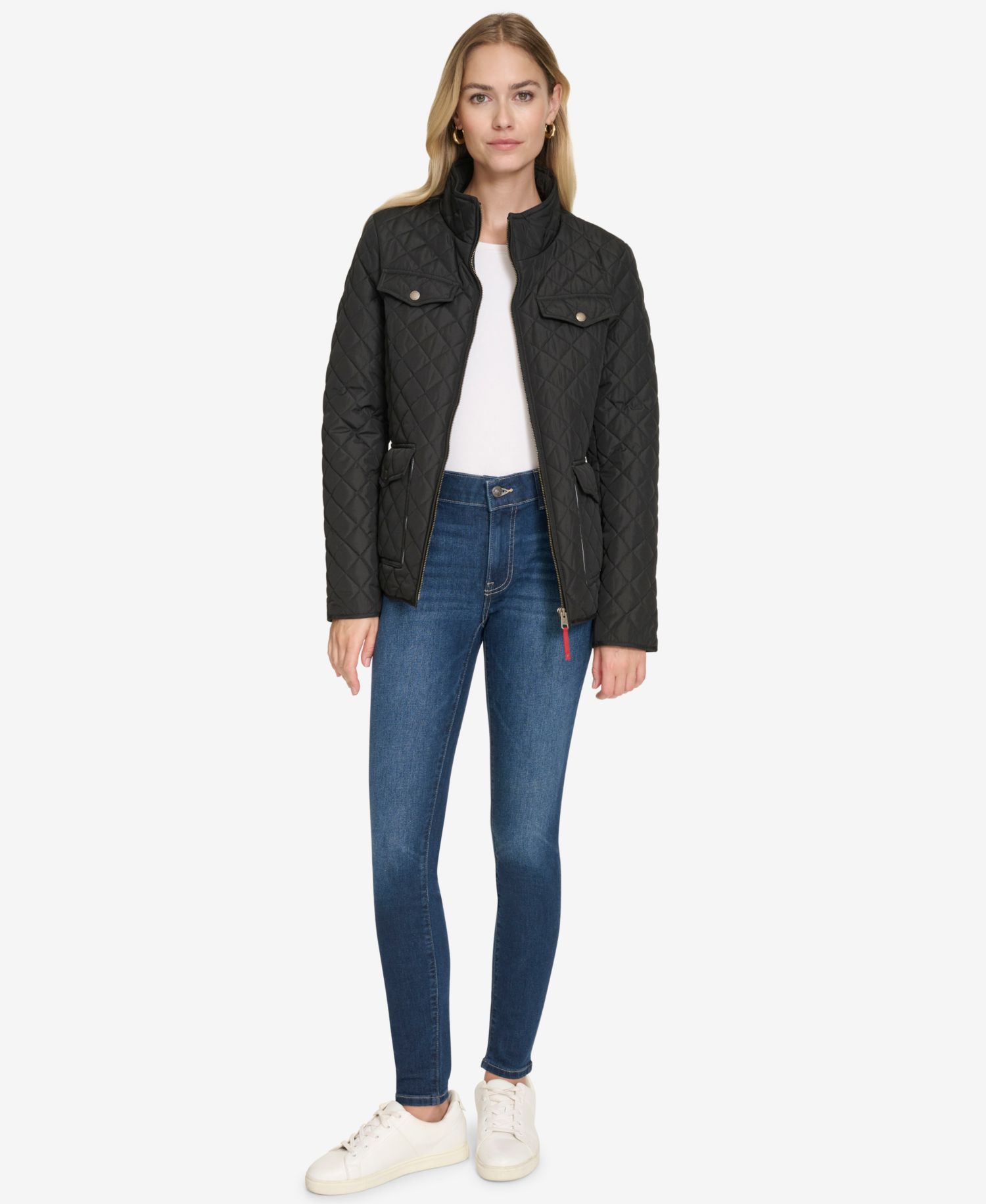 Nautica Women's Solid Quilted Jacket