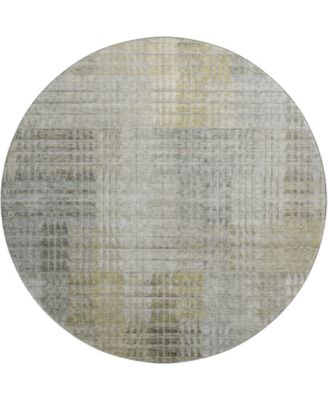 Trevi Washable TV6 8'x8' Round Area Rug