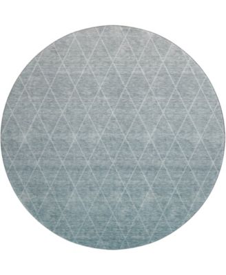 Lazio Washable LZ2 8'x8' Round Area Rug