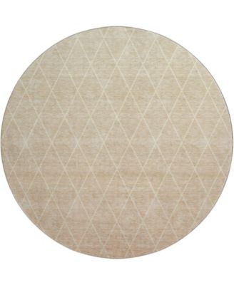 Lazio Washable LZ2 8'x8' Round Area Rug