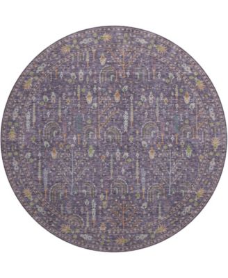 Hatay Washable HY5 8'x8' Round Area Rug