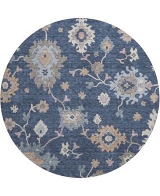 Hatay Washable HY4 8'x8' Round Area Rug