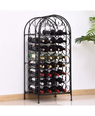 Functional Wine Rack Cabinet for Elegant Storage and Display of Wine Bottles