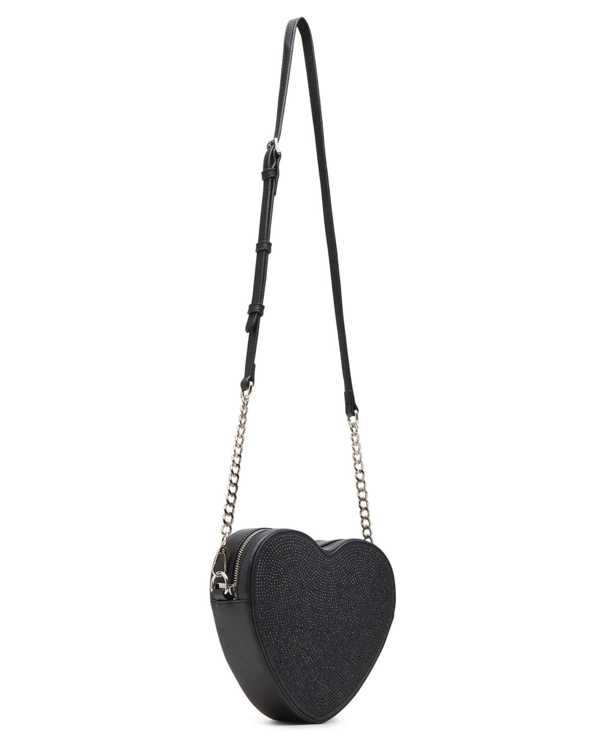 Madden Girl Gia Heart with Rhinestones Crossbody Bag