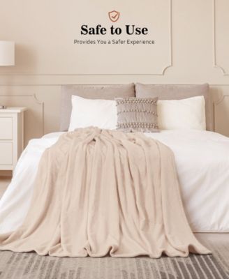 Heated Flannel Blanket, Queen