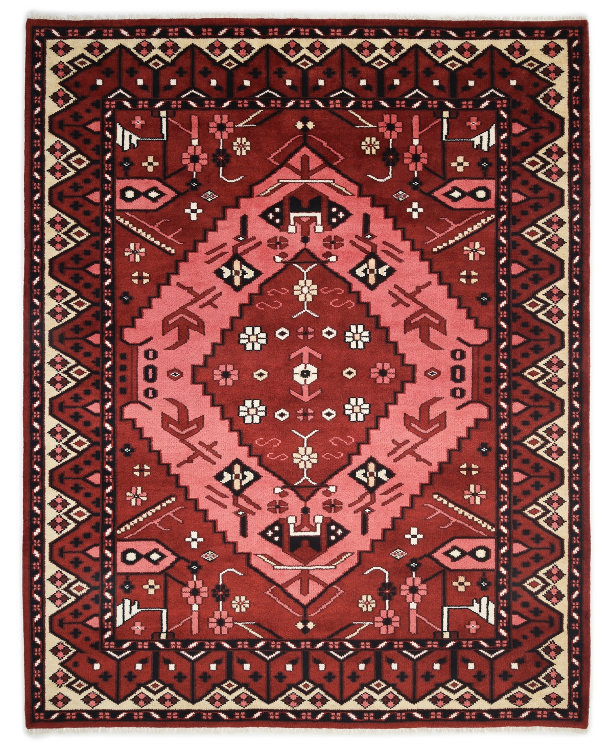 Timeless Rug Designs Sahara S3403 3'x5' Area Rug In Rust