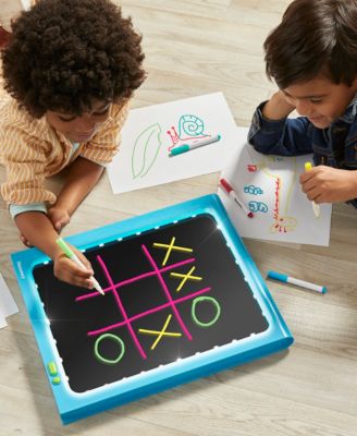 Glow Easel Dual-Sided Art Station
