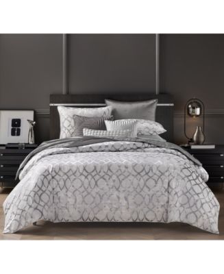 Hotel Collection popular Helix KING Duvet Cover SLATE $465