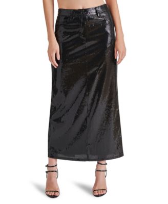 Steve Madden - Women's Sequin Five-Pocket Maxi Skirt