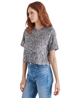 Women's Cressa Sequined Velvet Top