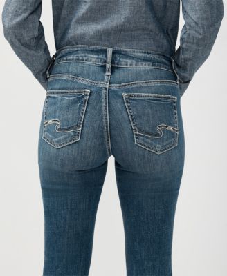 Women's Suki Mid Rise Curvy Fit Straight Jeans