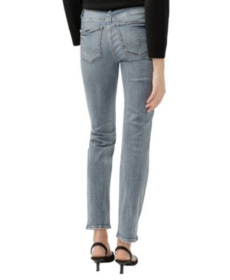 Women's Avery High Rise Curvy Fit Straight Jeans