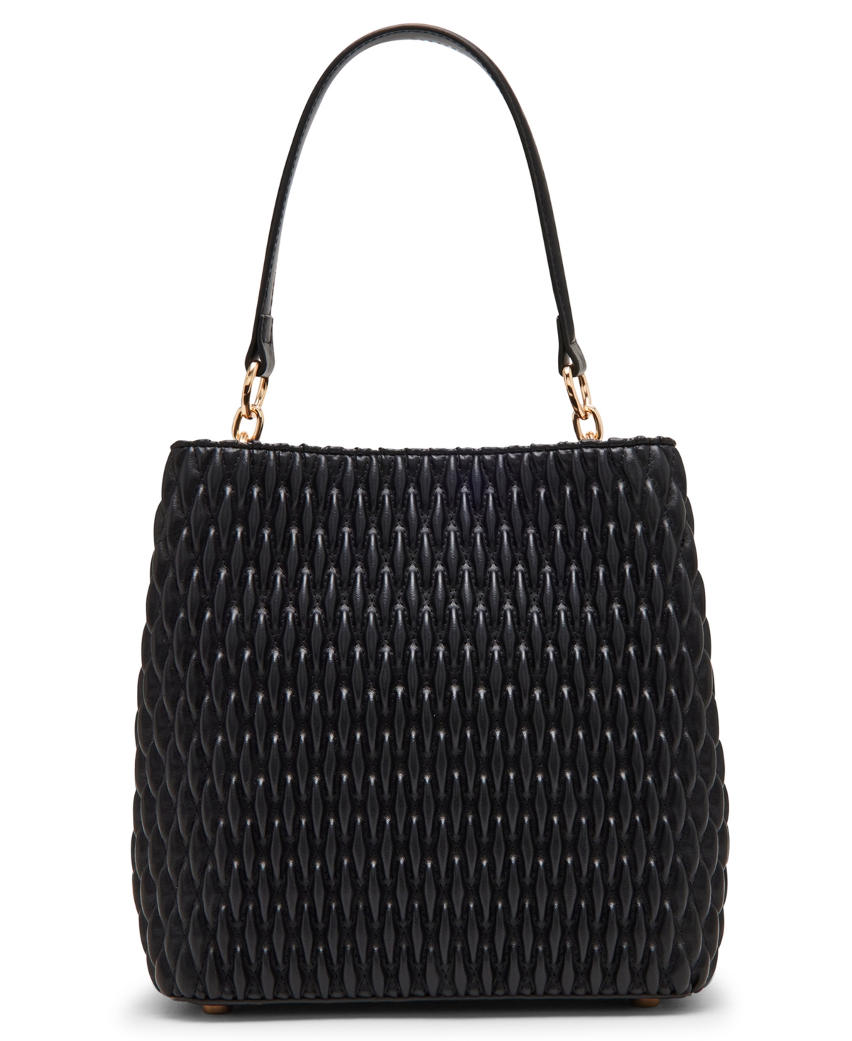 Anne Klein Ruched Quilted Medium Bucket Bag