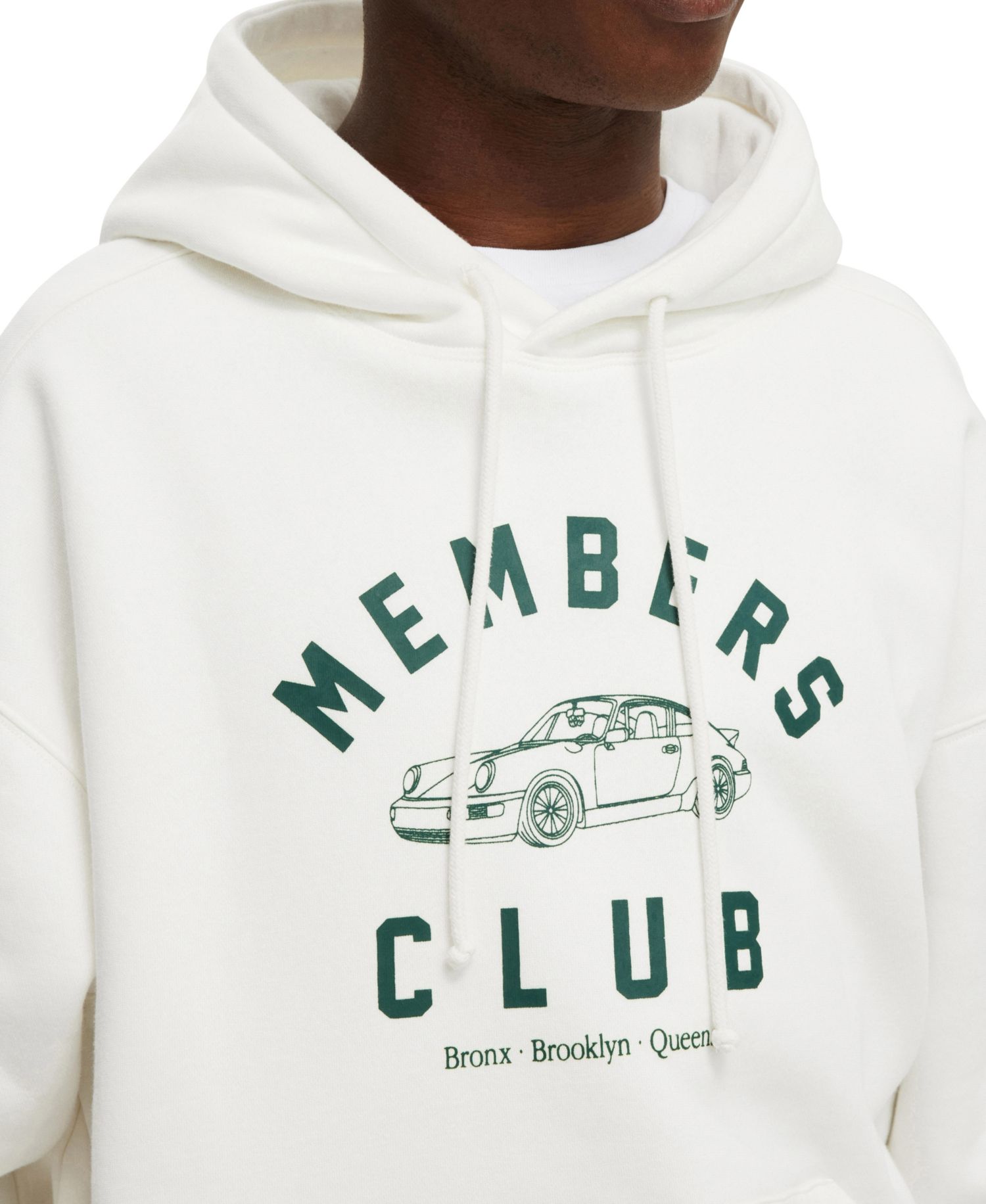 Men's Long-Sleeve Graphic Hooded Sweatshirt