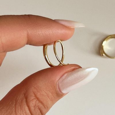 Ana Luisa Double Hoop Earrings - Harley