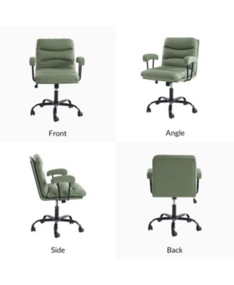 Bartholomew Modern Office Chair with SGS International Certified Stainless Steel Gas Spring