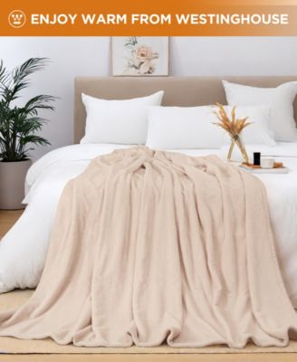 Heated Flannel Blanket, Queen