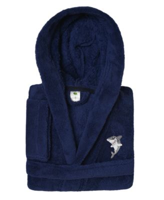 Kids Shark Super Plush Double Brushed Hooded Bathrobe