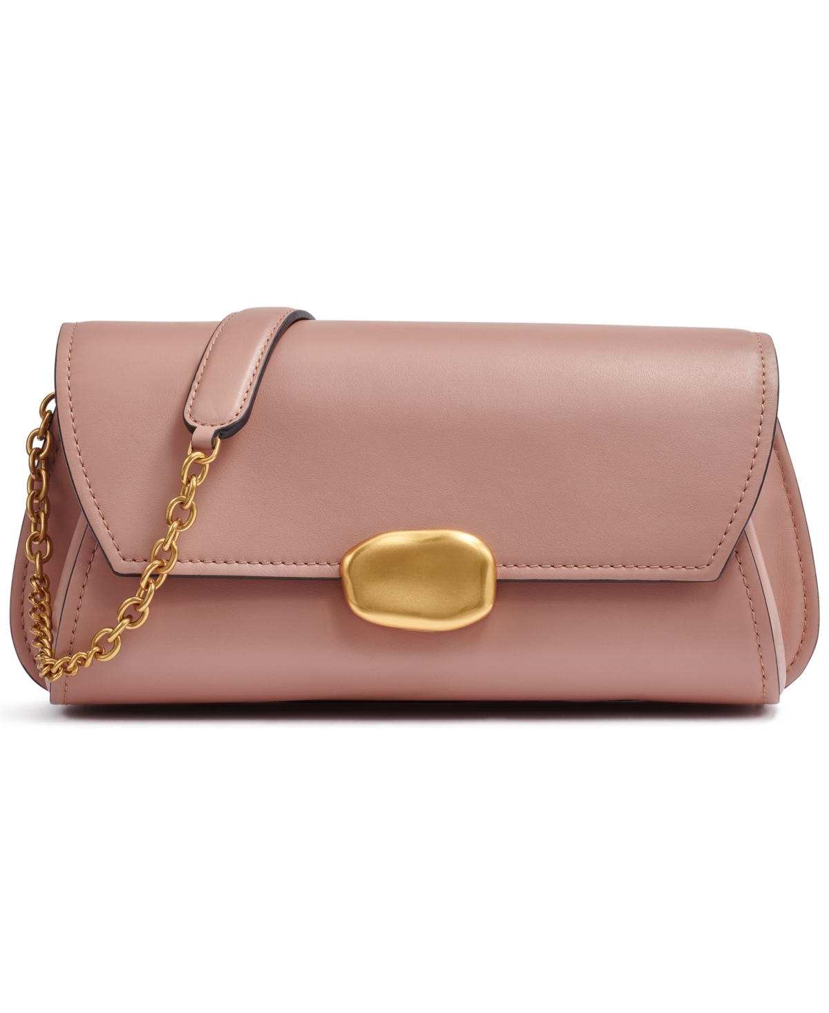 Donna Karan Sag Harbor Shoulder With Sculpted Magnet Closure In Italian Clay
