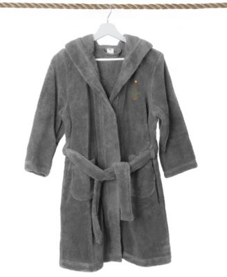 Christmas Tree Kids Super Plush Double Brushed Hooded Bathrobe