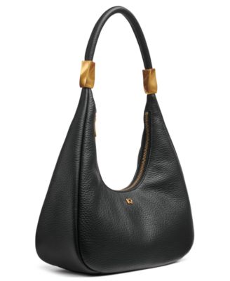 Quogue Leather Small Hobo Shoulder