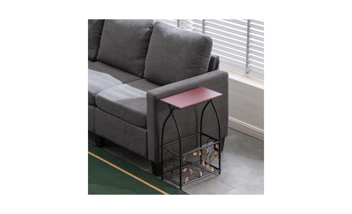 Slickblue Multifunctional Bathroom Table / Interior Side Table Tissue Magazine Rack A
